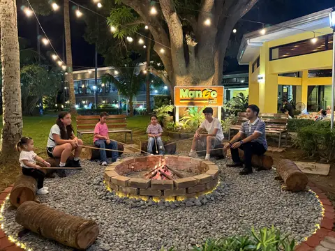 Reserved Silab Fire Pit setup for an outdoor evening at Batangas Country Club.